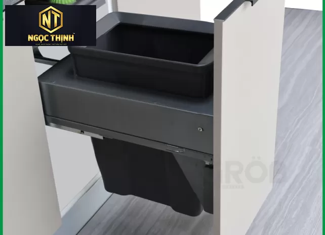 Thùng đựng rác ray âm giảm chấn C1A06-130 C1A06-140 tại Long Tân Thùng đựng rác ray âm giảm chấn C1A06-130 C1A06-140 tại Long Tân